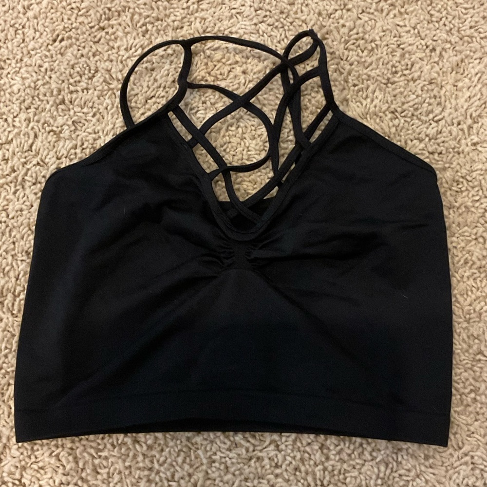 Cross cross bralette